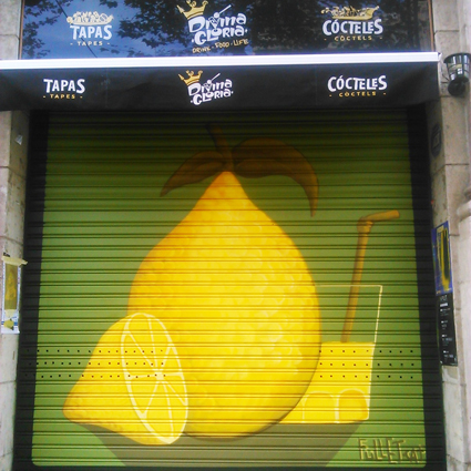 Limon , graffiti barcelona