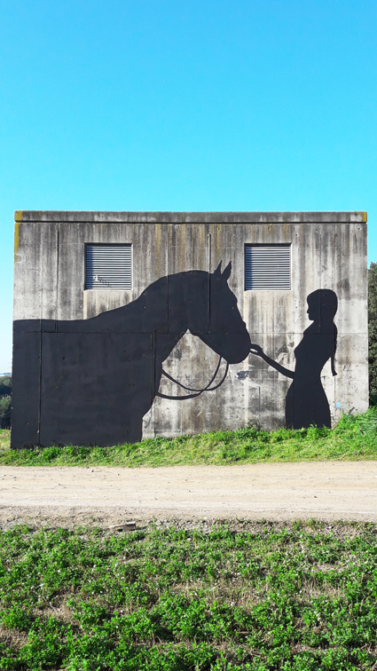 graffiti caballo